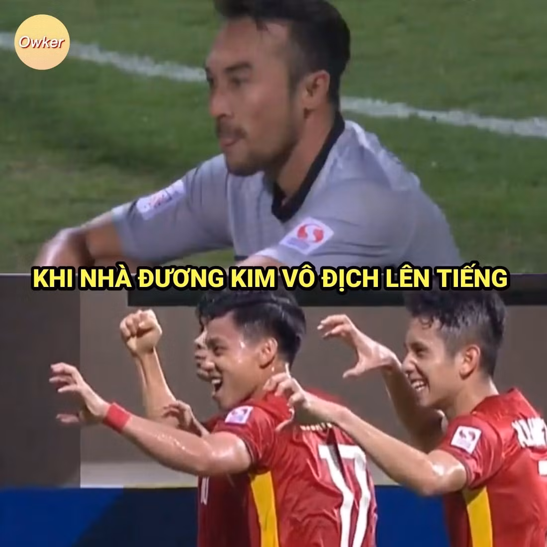 Chỉ sau khi Quang Hải có bàn thắng, Công Phượng là người lên tiếng và cách ăn mừng của các cầu thủ đội tuyển Việt Nam lại trở thành tâm điểm để netizen bàn tán.