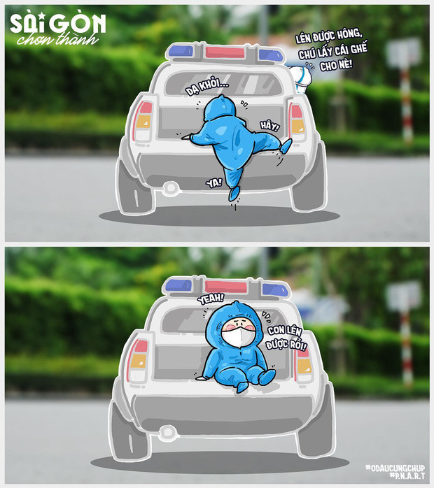 Sở hữu trang Instagram p.n.a.r.t. với những bức tranh về đủ chủ đề, Nghĩa là người cầm cọ cho project ý nghĩa "Sài Gòn chơn thành"