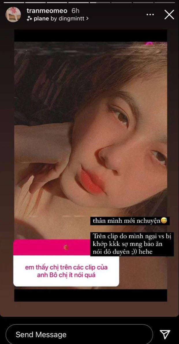 Tuy nhiên bên cạnh những lúc đáng yêu, vui tính, không ít fan cũng thắc mắc về việc Bảo Trân rất ít nói mỗi khi xuất hiện cùng người yêu.