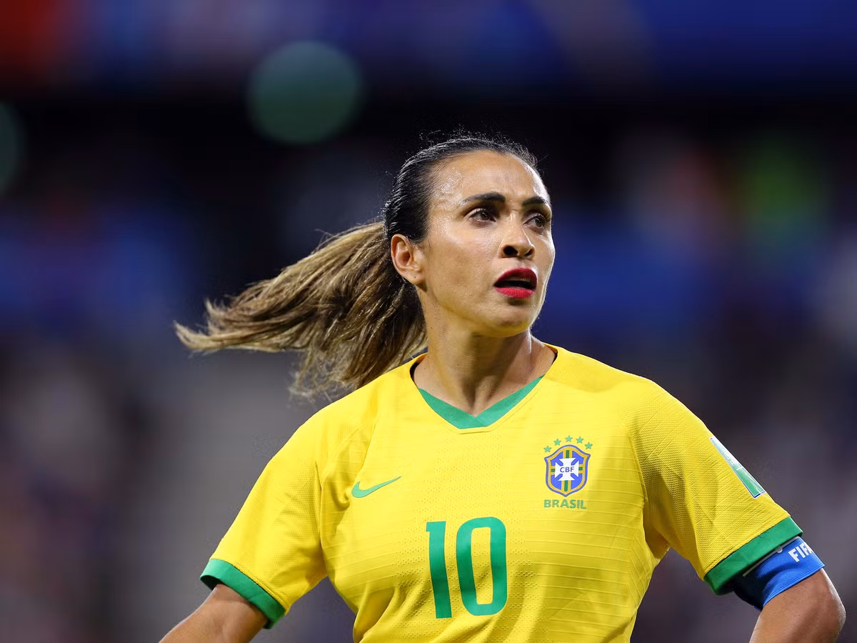 Marta, với 17 bàn, là cầu thủ ghi nhiều bàn nhất lịch sử World Cup nữ từ 2003 đến nay và là cầu thủ duy nhất trong top năm còn thi đấu.