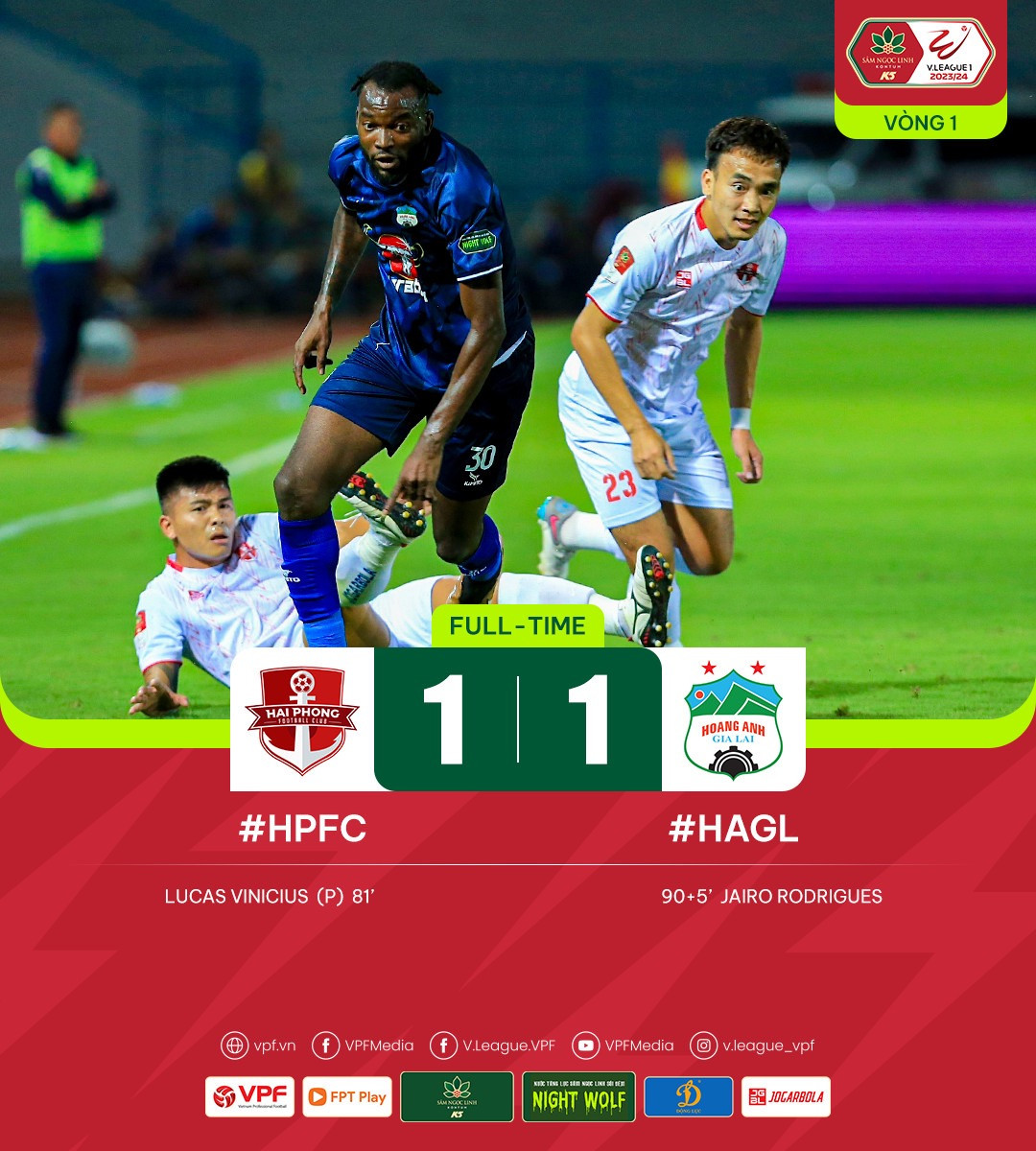 Vong 1 V.League 2023/24: Duy nhat Nam Dinh, TP HCM huong tron niem vui