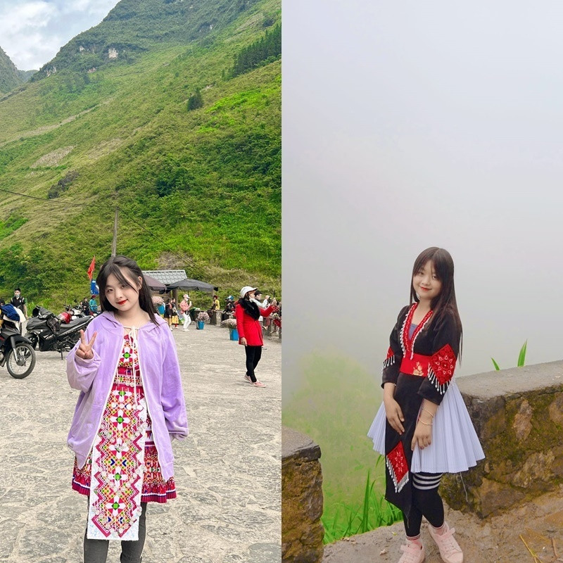 Ngay khi thấy dáng vẻ của Dua, người phụ nữ này đã chạy đến và gọi tên thật to. Bất ngờ nhưng cô bé vẫn có thể mỉm cười thật tươi, chụp hình cùng người hâm mộ.