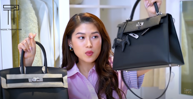 Cụ thể, Ngọc Thanh Tâm nói: "Oke... Tâm có thể... ừm... giải thích cho cái sự... ừm... hơi mắc quá này. Đó chính là, Tâm cảm thấy cái quần này cũng dễ phối đồ, cái màu... xanh đen đậm này dễ phối đồ. Nhìn được mà, xinh mà!"