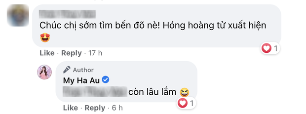 Về phần mình, Âu Hà My cũng vui vẻ đáp trả lại gần như tất cả các comment.