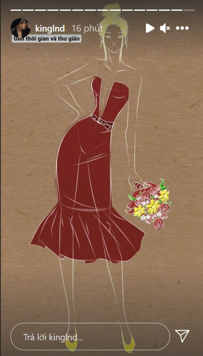 Cụ thể, Linh Ngọc Đàm đã đăng tải một đoạn clip trên Instagram cá nhân về việc mình đang vô cùng chăm chú học vẽ với lời nhắn: "Chắc hết dịch đi học vẽ lại quá. Ghiền thì thâu lun".