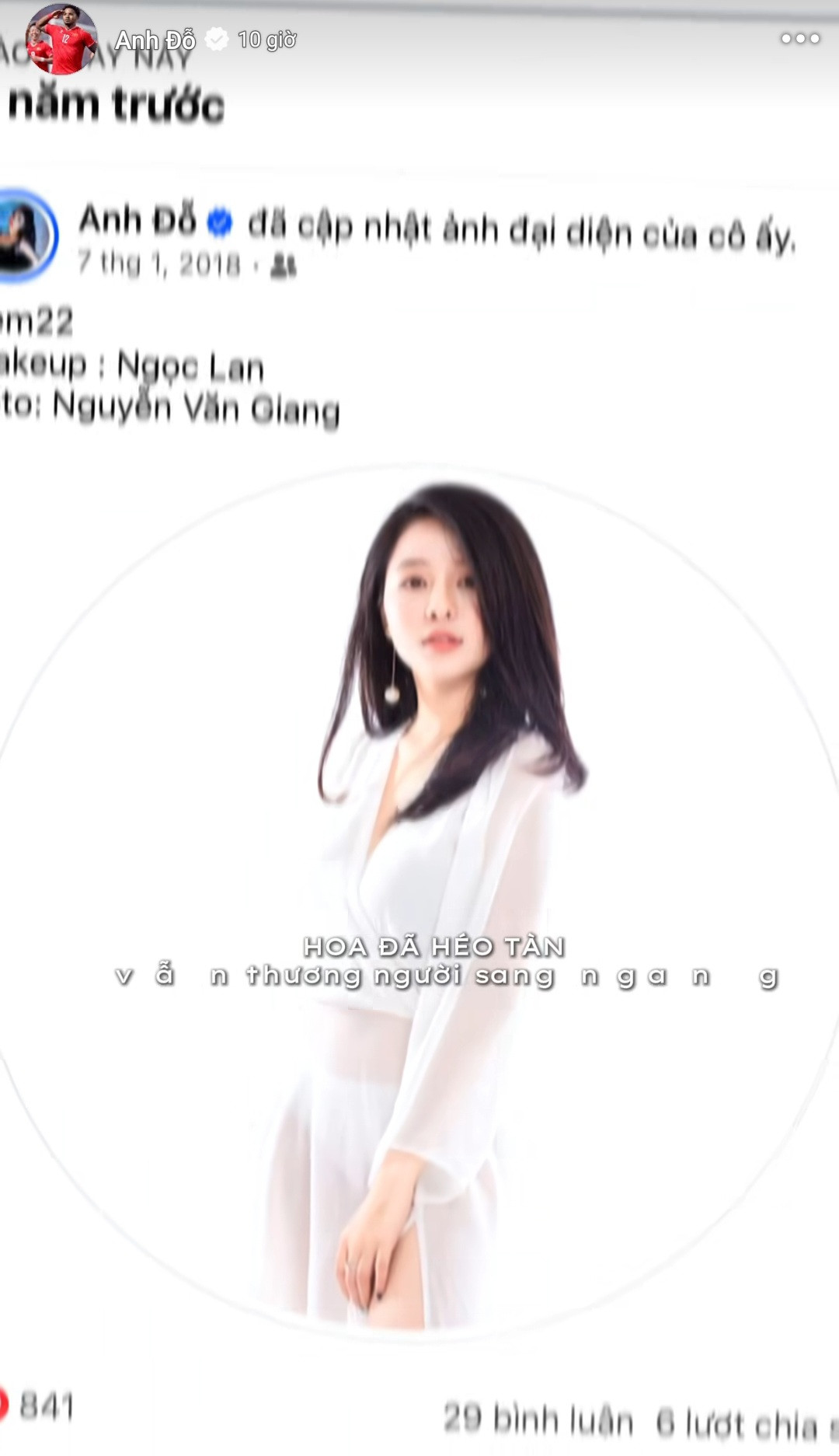 Câu trả lời dứt khoát của Trâm Anh thể hiện sự tự tin và quan điểm sống độc lập của cô.