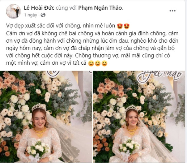 Để ngày vui được diễn ra hoàn hảo nhất, “thánh sún” cũng mạnh tay chi 100 triệu đồng cho 6 trang phục cưới, được NTK riêng vì những bộ váy có sẵn không có size vừa với cô.