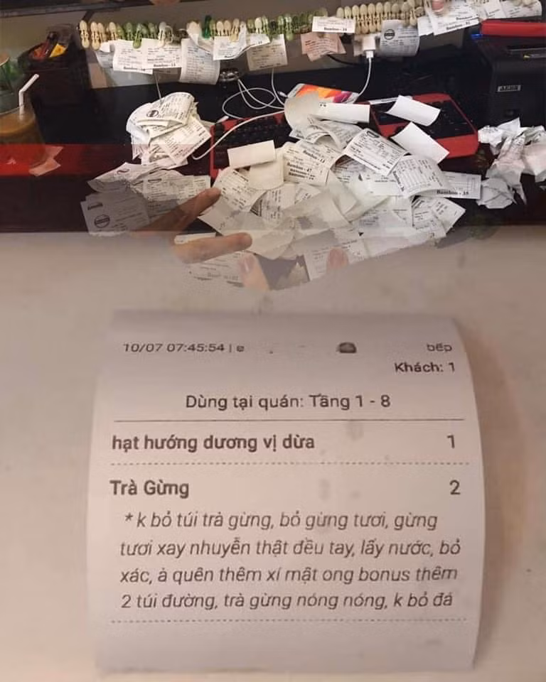 Những tờ ghi chú yêu cầu đồ uống khiến các thợ pha chế muốn… nghỉ việc còn dân mạng thì cũng “tăng xông” theo.