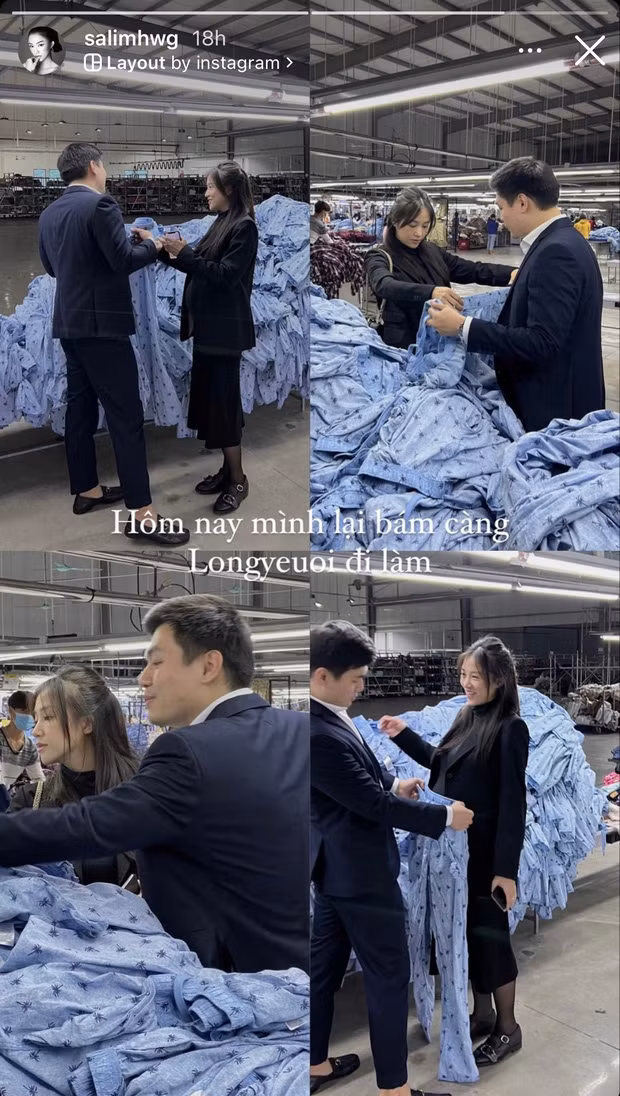 Cụ thể trên story của mình, Salim đã hé lộ câu nói ngôn tình của thiếu gia Hải Long khi cầu hôn mình rằng: "Cưới anh đi, em sẽ được sống trong nhung lụa".