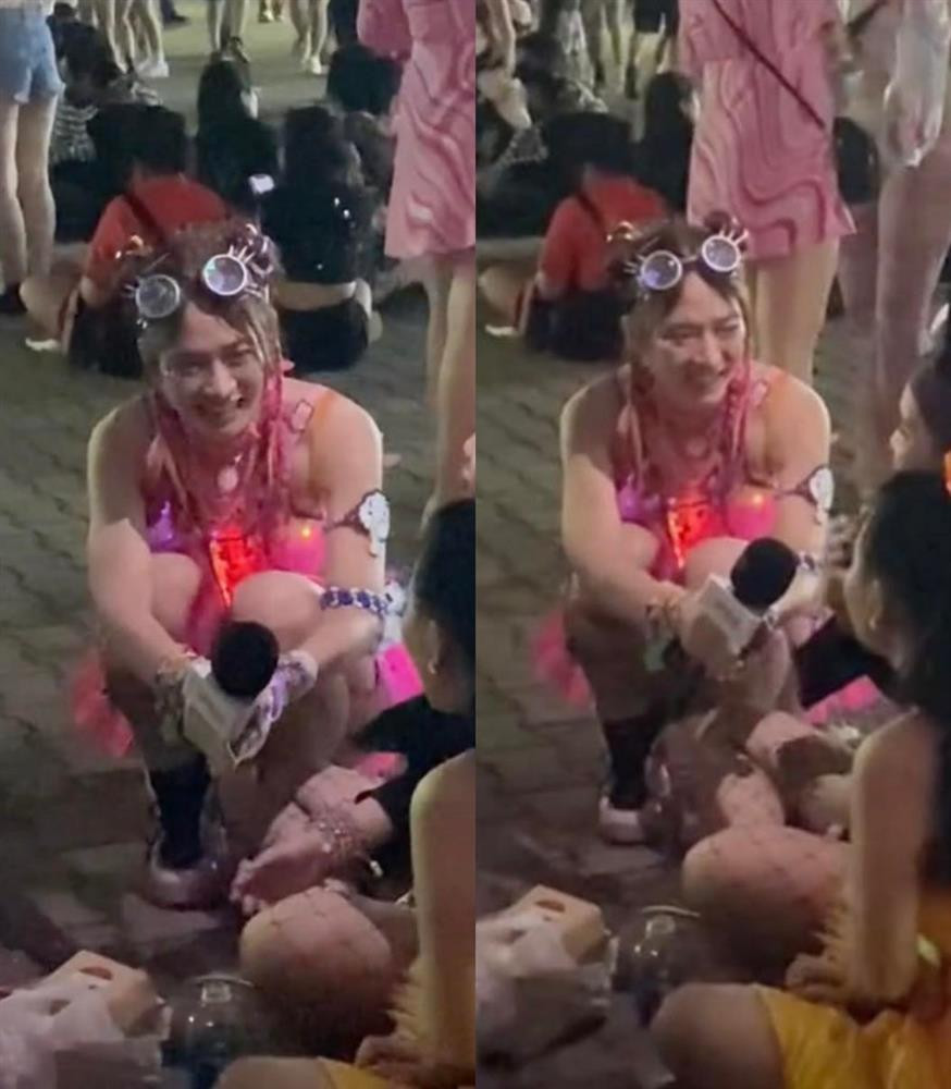 Thời gian qua, Lê Bống cũng từng nhiều lần bị "chụp trộm". Thế nhưng, ở những lần ấy, nàng hot girl liên tục để lộ khuyết điểm như đùi to, vóc dáng không được thon gọn.