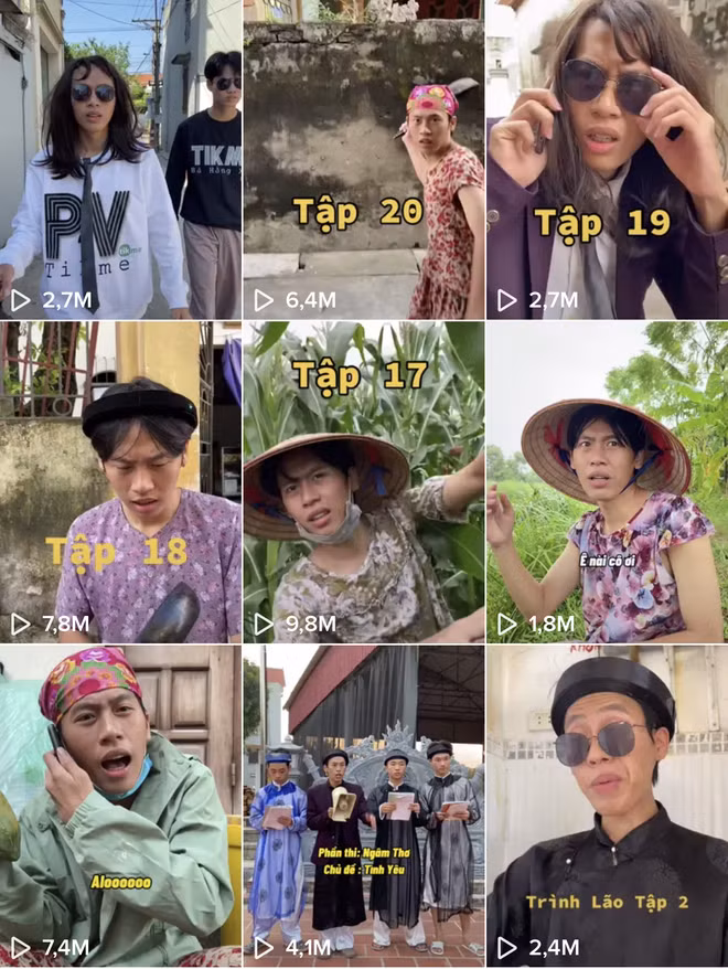 Chàng TikToker này là chủ nhân của series về cuộc sống làng quê miền Bắc với các bà hàng xóm, những cuộc họp làng,... cực kỳ hài hước.