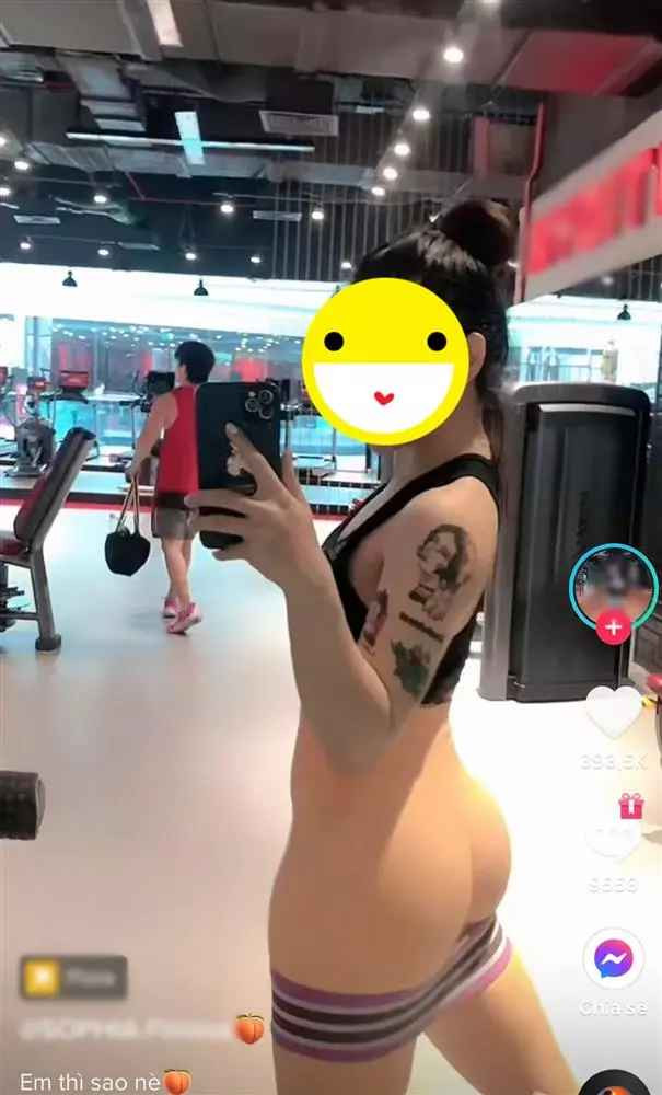 Đơn cử như mới đây, mạng xã hội TikTok đang tích cực lan truyền hình ảnh cô gái ở phòng tập gym với trang phục tưởng kín đáo mà lại hóa phản cảm.