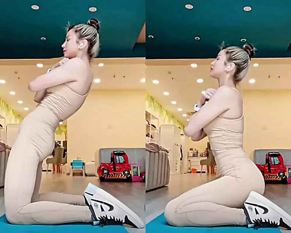 Thực tế, sao Việt cũng rất nhiều người chuộng kiểu quần dễ gây hiểu lầm này. Diệp Lâm Anh chọn diện thiết kế đồ tập màu nude gây lú như khỏa thân.