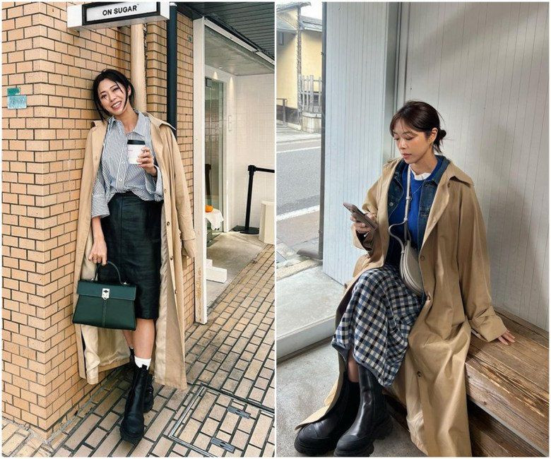 Phong cách thường ngày của cựu mỹ nhân đường đua xanh Nhật Bản rất thanh lịch và trẻ trung.