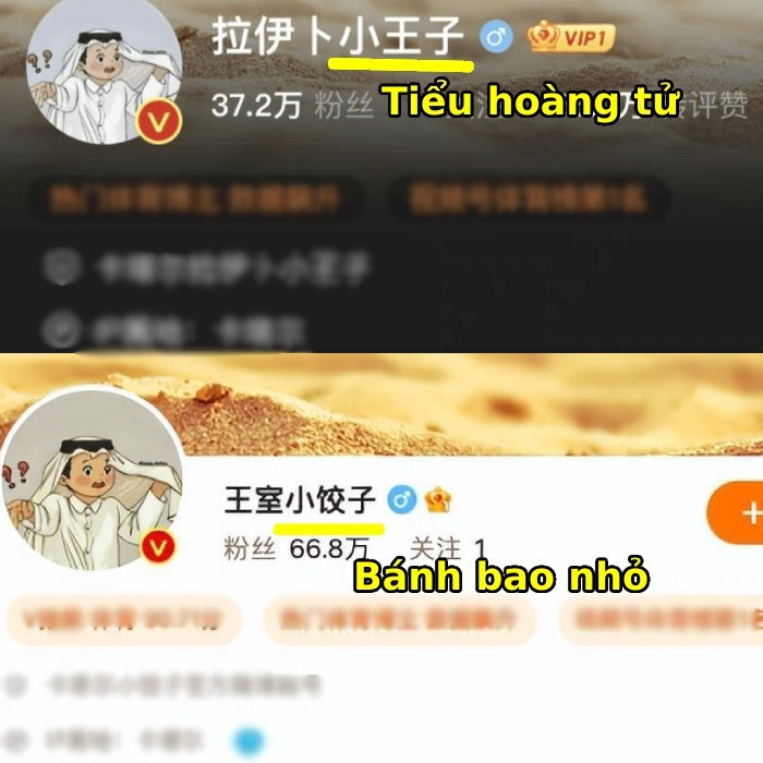 Sau màn giải thích và giao lưu đáng yêu với các fan hâm mộ, tài khoản mạng xã hội Weibo của Abdulrahman Fahad Althani cũng đã được thay đổi tên từ “tiểu hoàng tử” thành “bánh bao nhỏ”.