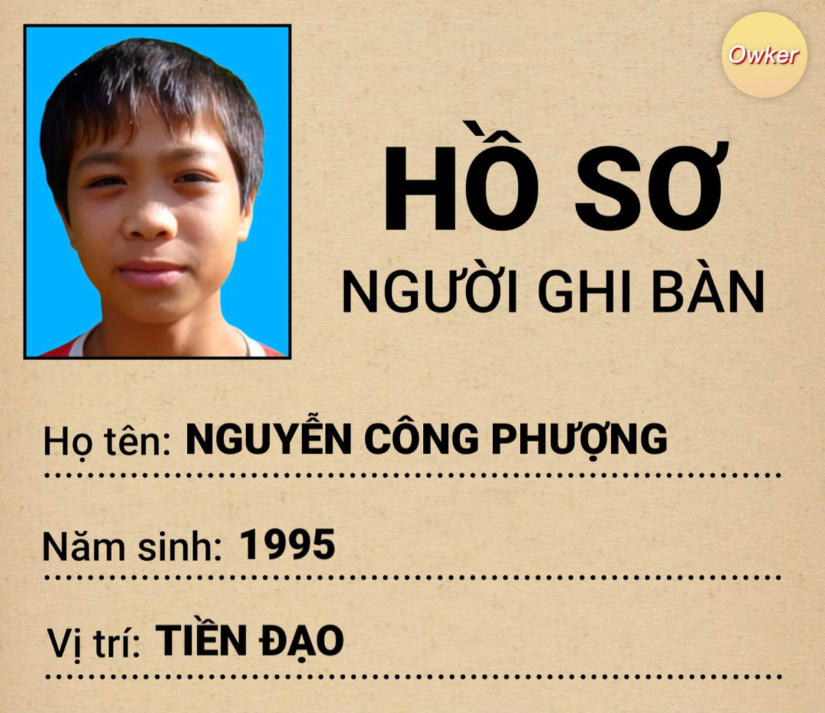 Profile của cầu thủ ghi bàn mở điểm cho đội tuyển Việt trong trận khai mạc AFF Cup 2020.
