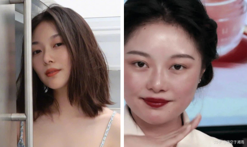 Thiếu đi filter cùng các bước chỉnh sửa, gương mặt của Vãn Vãn trông thiếu thanh thoát hơn hẳn.