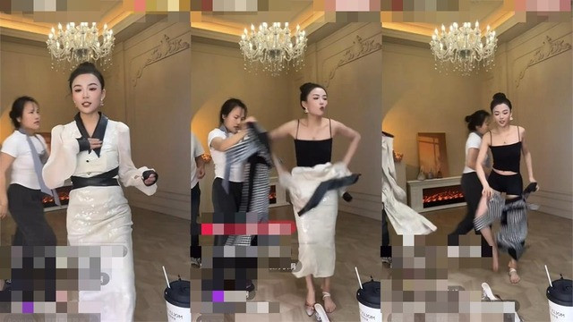 Không chỉ chuyển động mượt mà mà lời nói, giới thiệu sản phẩm của cô nàng cũng rất trôi chảy. Đoạn video được lan truyền sau đó ngay lập tức thu hút nhiều cuộc thảo luận sôi nổi của cư dân mạng.