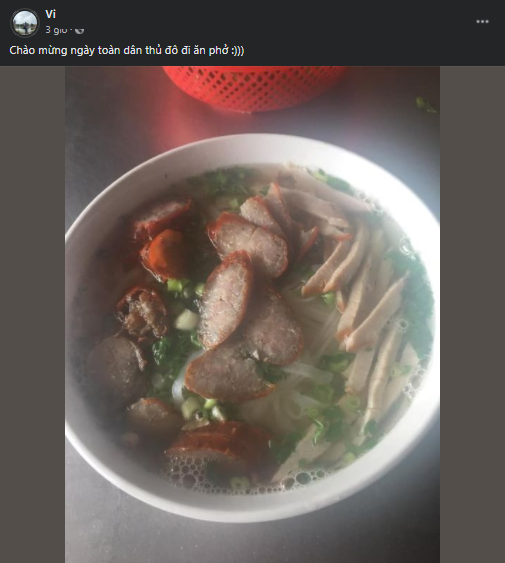 Lướt qua một vòng mạng xã hội, các netizen thi nhau nhắc đến phở.