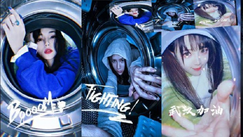 Chỉ cần bật điện thoại sáng một chút rồi chui đầu vào trong máy giặt, bạn đã có một tấm ảnh siêu ảo diệu. Vậy là giờ đây, máy giặt không chỉ có công dụng giặt đồ mà còn là công cụ selfie hoàn hảo.