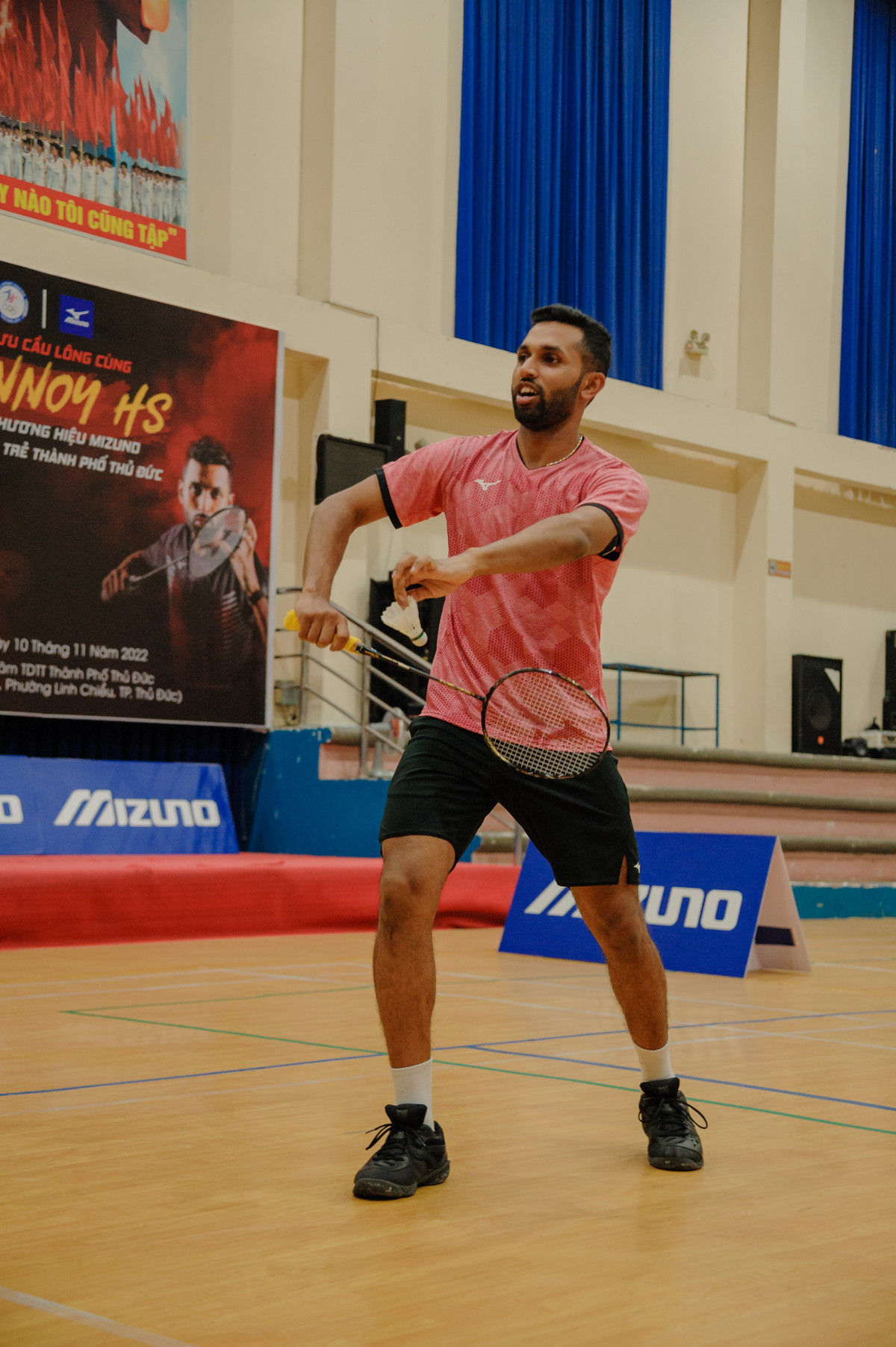 Mới đây, Prannoy H.S đã đến Việt Nam và tham dự sự kiện giao lưu, học hỏi, gắn kết văn hóa, cầu lông hai nước Việt Nam - Ấn Độ.