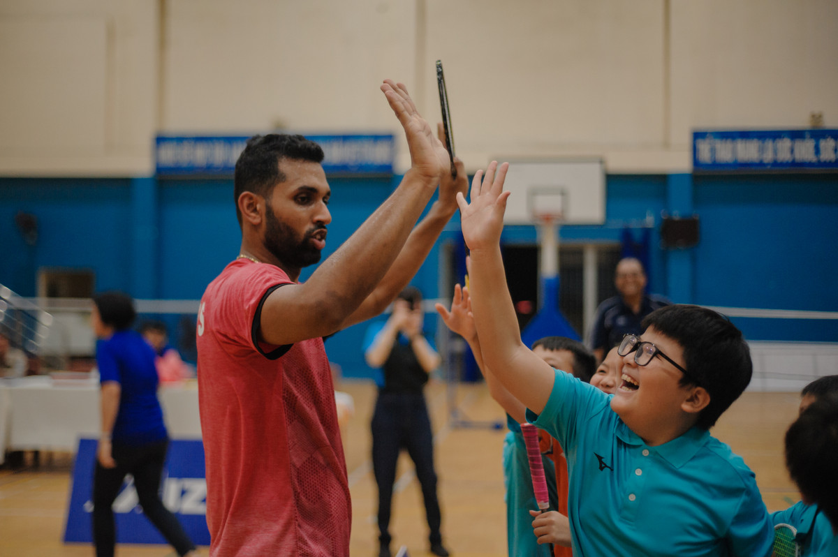 Ở buổi giao lưu này, VĐV Prannoy H.S sẽ tham gia các trò chơi liên quan tới cầu lông cùng với đó là giao lưu, trò chuyện cùng khán giả.