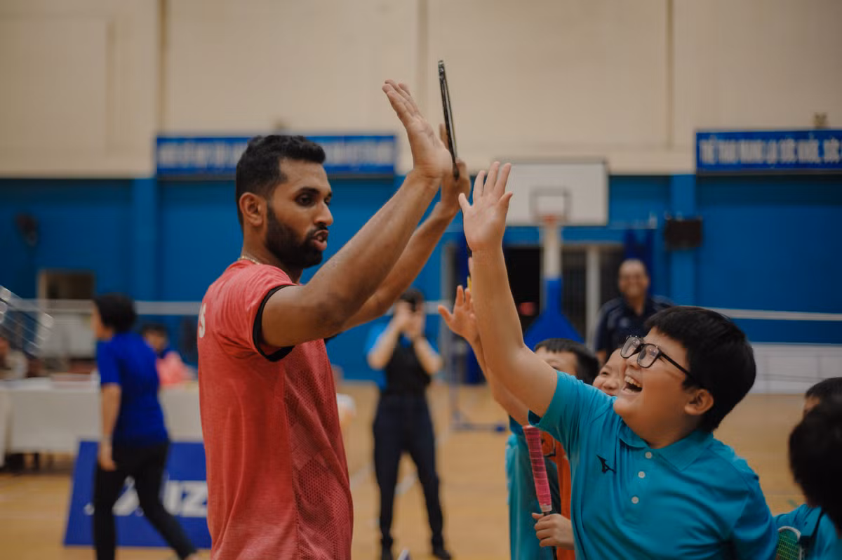 Ở buổi giao lưu này, VĐV Prannoy H.S sẽ tham gia các trò chơi liên quan tới cầu lông cùng với đó là giao lưu, trò chuyện cùng khán giả.