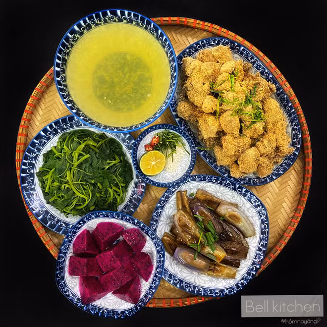 Xem những mâm cơm của Ngọc, nhiều người còn khẳng định: "Nấu ăn không khó... tập tành dần rồi sẽ quen".