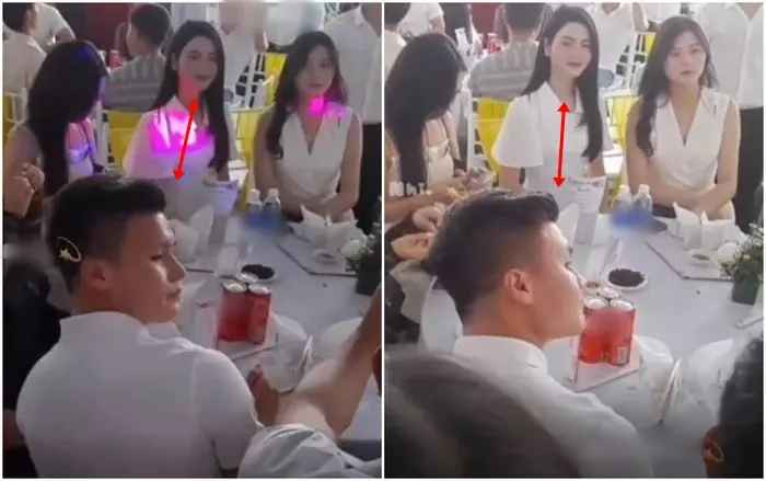 Quang Hải thường xuyên được bắt gặp đưa bạn gái đi dự đám cưới cầu thủ cùng anh.