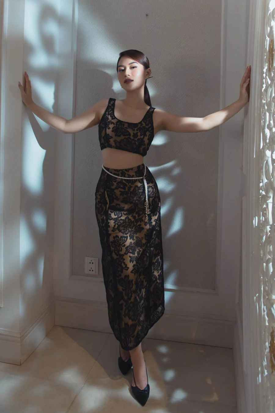 Trong quá khứ, Ngọc Thanh Tâm từng khiến dư luận xôn xao với khoảnh khắc đi thảm đỏ bất ổn tại một sự kiện diễn ra vào tháng 4/2022.