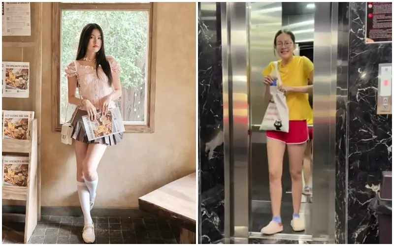 Sự thay đổi của Mỹ Hàn khi ở trên mạng và ngoài đời.