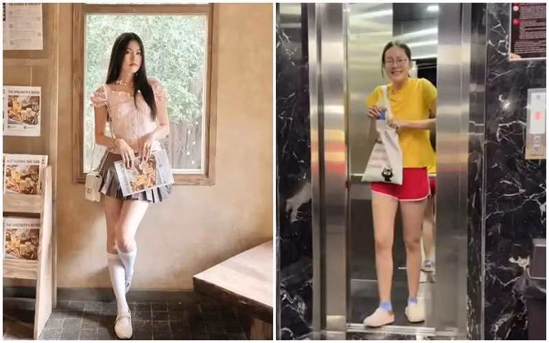 Sự thay đổi của Mỹ Hàn khi ở trên mạng và ngoài đời.