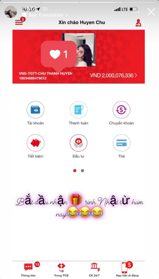 Cụ thể thì cách đây ít giờ, bạn gái mới của Quang Hải - Chu Thanh Huyền đã chia sẻ một story lên Instagram cá nhân với nội dung vui vẻ kêu gọi mọi người... chuẩn bị tặng quà vì sinh nhật cô nàng sắp tới.