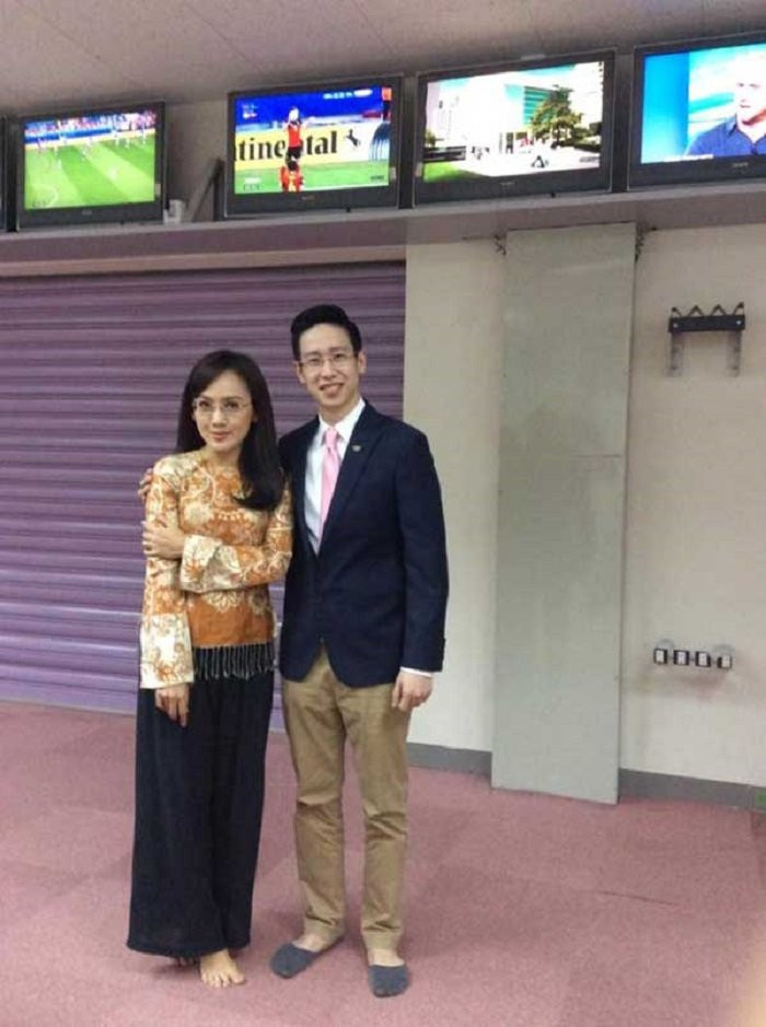 BTV Hoài Anh cũng là người bị chụp lại những khoảnh khắc hài hước như thế này nhiều nhất trong dàn dẫn chương trình "nhà đài".