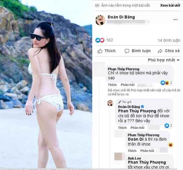 Thế nhưng, trong vô số bình luận xuýt xoa, vẫn xuất hiện tài khoản vào cà khịa gắt với bức ảnh của nữ đại gia lắm tiền nhiều của.