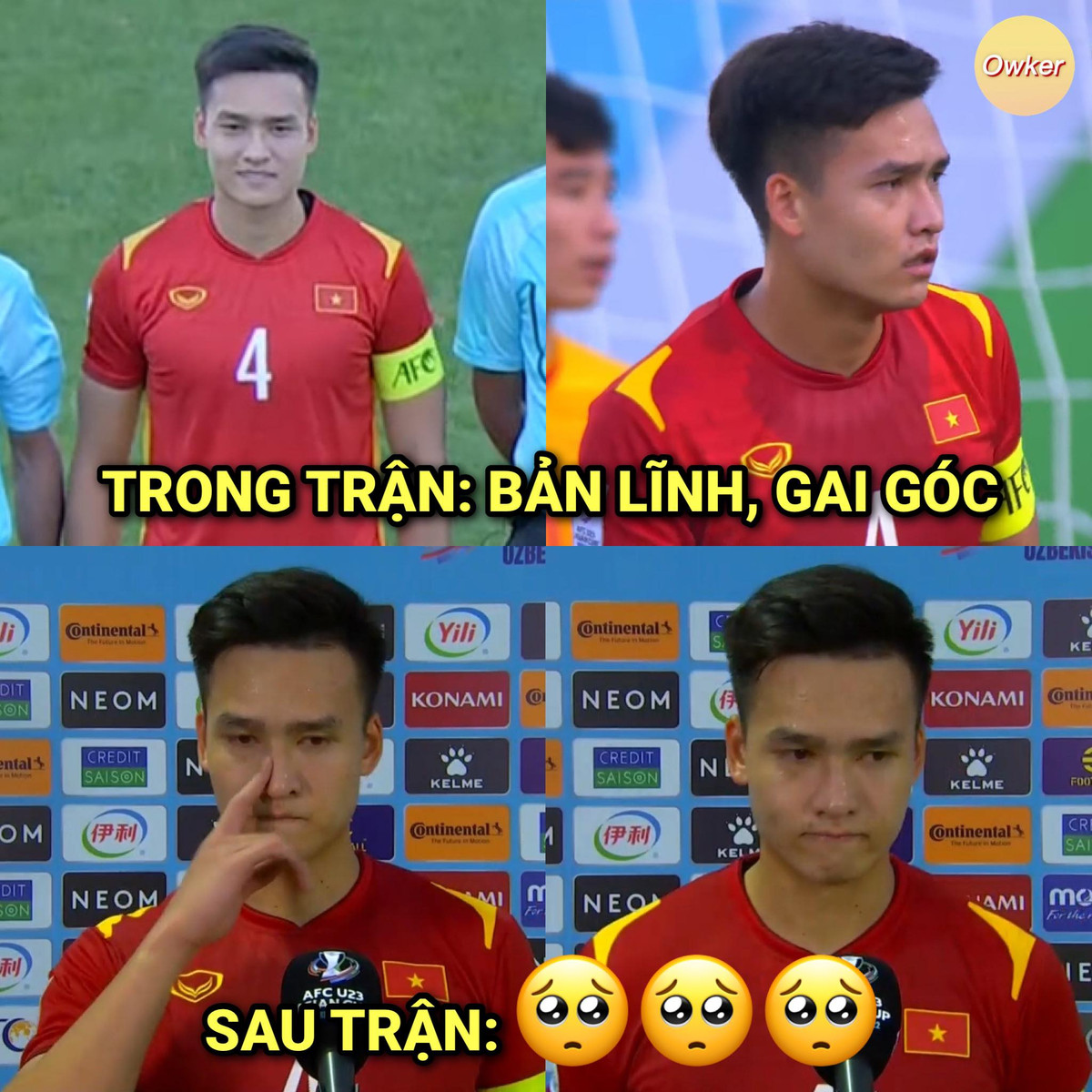 Hòn đá tảng nơi hàng phòng ngự U23 Việt Nam khác "1 trời - 1 vực" trong trận và sau trận.