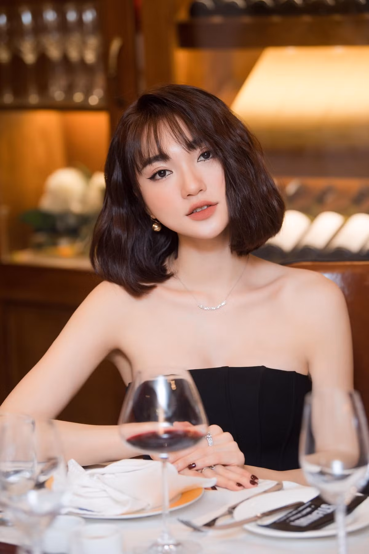 Không chỉ xinh đẹp, Ngọc Nữ còn sở hữu thân hình cân đối.