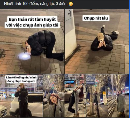 Đã từng không ít người rơi vào tình cảnh dở khóc, dở cười khi nhờ bạn thân chụp ảnh.