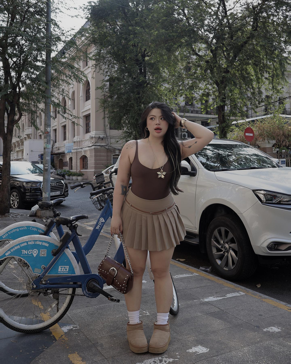 Hữu Vi có ngoại hình mũm mĩm với chiều cao 1m60 và cân nặng 75kg.