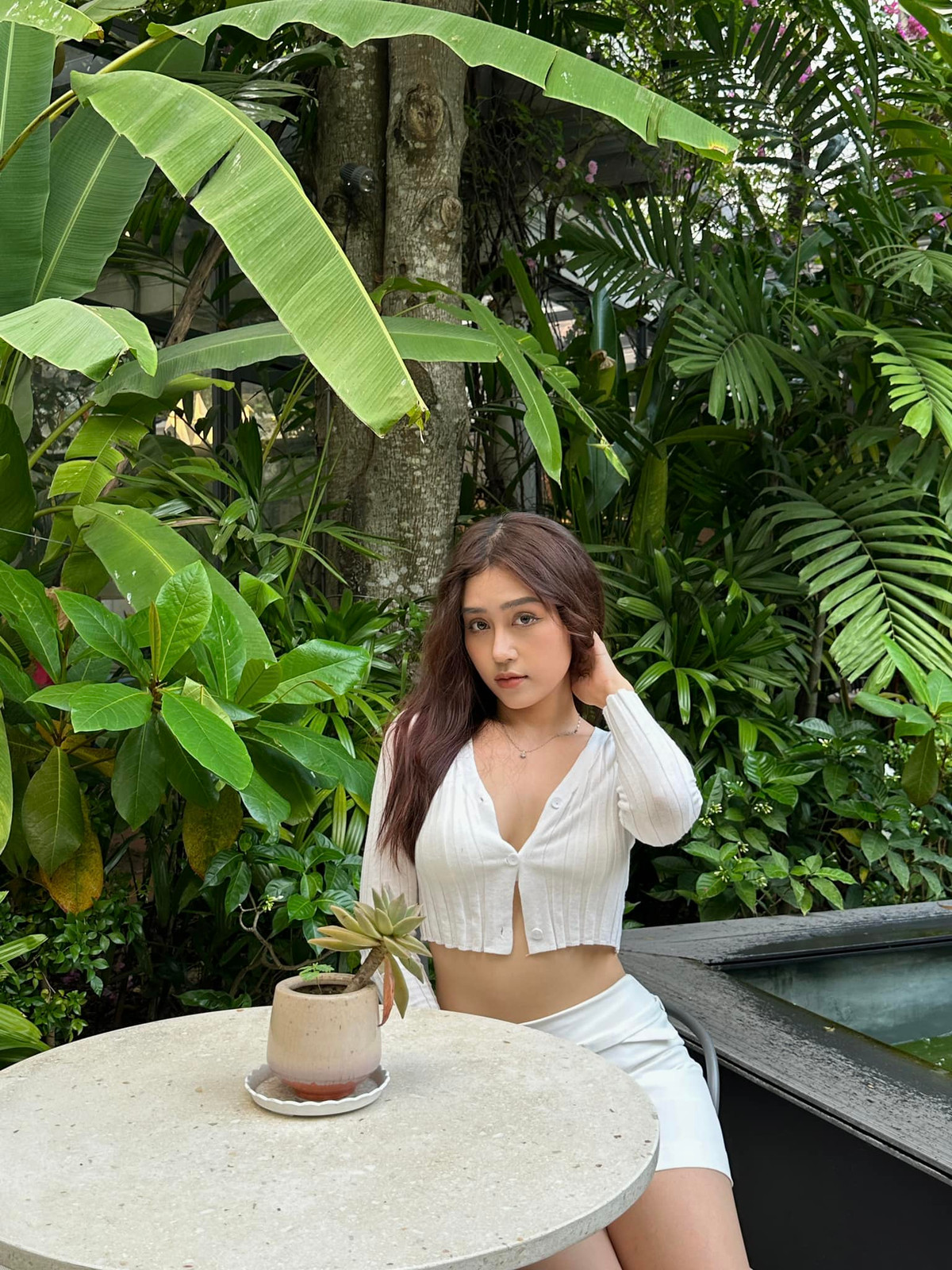 Với body hiện tại, Hải Ngân tự tin theo đuổi phong cách quyến rũ.