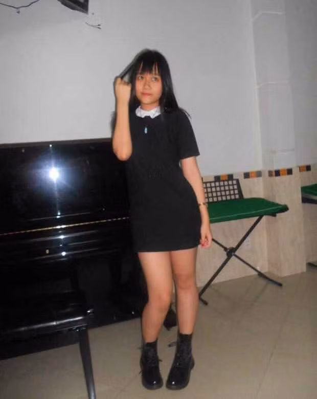 Trần Hải Ngân trong quá khứ nặng gần 70kg, cộng thêm chiều cao 1m70, trông cô nàng khá nặng nề.