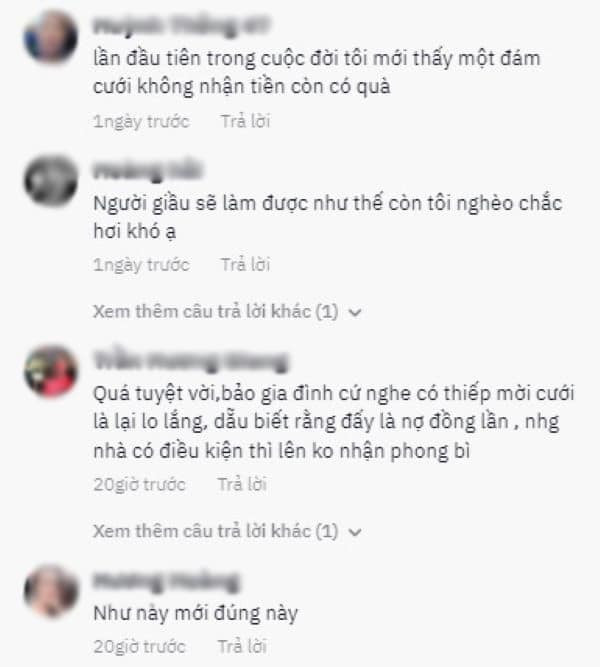 Ở Việt Nam, cách đây không lâu, nhiều người "bật cười" vì các quan khách đã được cô dâu, chú rể gửi tặng một tấm vé số thay cho lời cảm ơn. Trước món quà độc lạ này, nhiều người không khỏi bất ngờ. Một số khách còn cảm thấy rất thích thú, không ngần ngại xin thêm tấm nữa làm kỉ niệm.