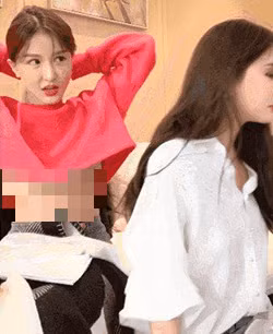 Ngay sau đó, cô nàng cũng đã phát hiện sự hớ hênh của mình, cô nàng cười ngượng ngùng, né hẳn người ra khỏi màn hình và tắt livestream.