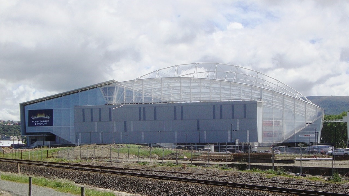 Sân vận động Forsyth Barr ở thành phố Dunedin tại New Zealand. Đây là sân đấu duy nhất nằm ở đảo Nam của New Zealand được chọn để đăng cai World Cup nữ 2023.