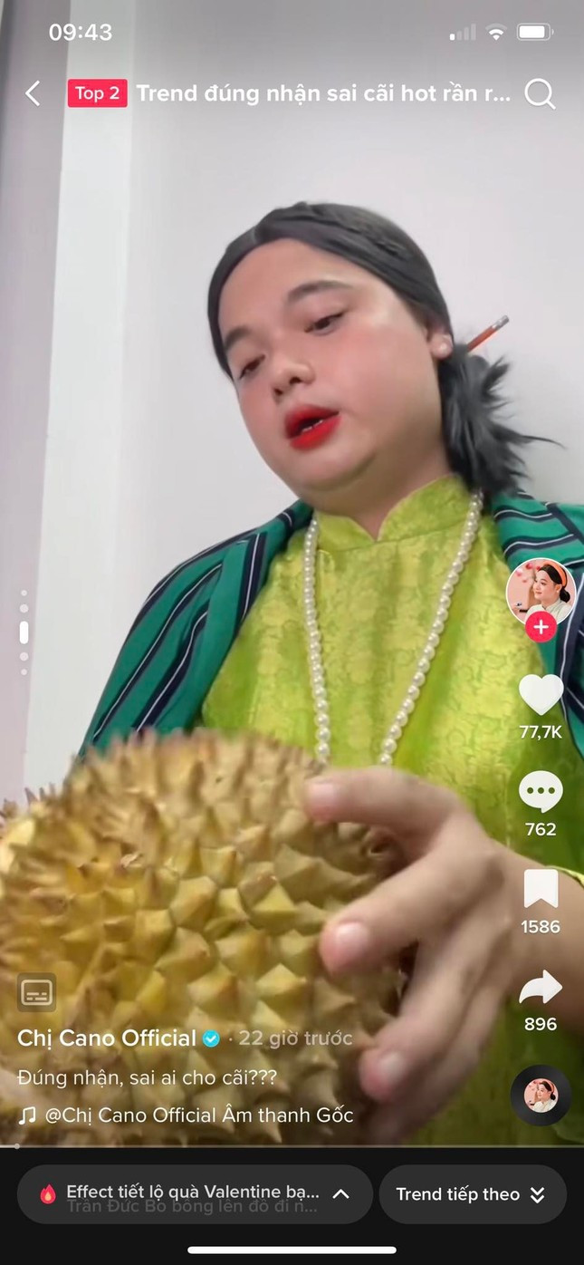 Bên cạnh đó, nhiều nghệ sĩ Việt cũng bắt chước trào lưu “đúng nhận sai cãi” với các video gây cười thu hút cả triệu lượt xem như: video của hot TikToker Long Chun, diễn viên Lê Dương Bảo Lâm…