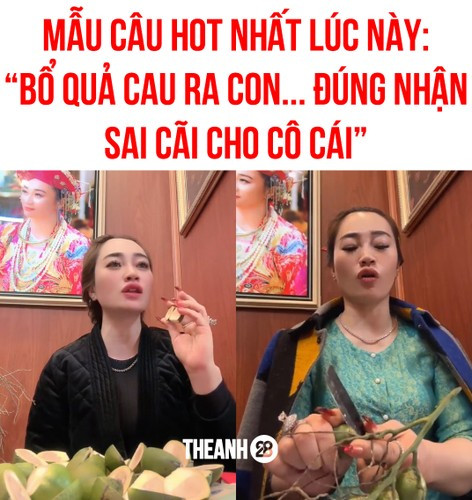 Qua tìm hiểu được biết, cụm từ “đúng nhận sai cãi” xuất phát từ những clip TikTok của một người phụ nữ được cho là cô đồng làm việc tại Kinh Môn (Hải Dương) tên là T.H.
