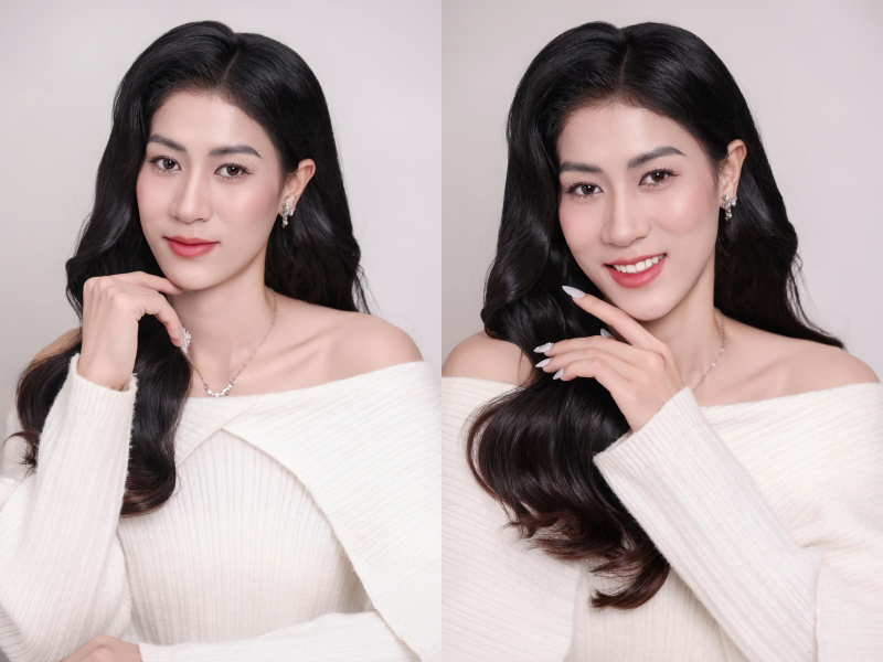 Hoàng Thị Kiều Trinh sở hữu chiều cao khá ấn tượng, 1,77 m.