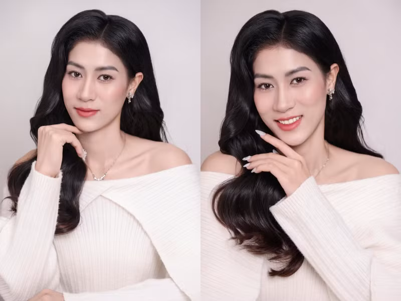 Hoàng Thị Kiều Trinh sở hữu chiều cao khá ấn tượng, 1,77 m.