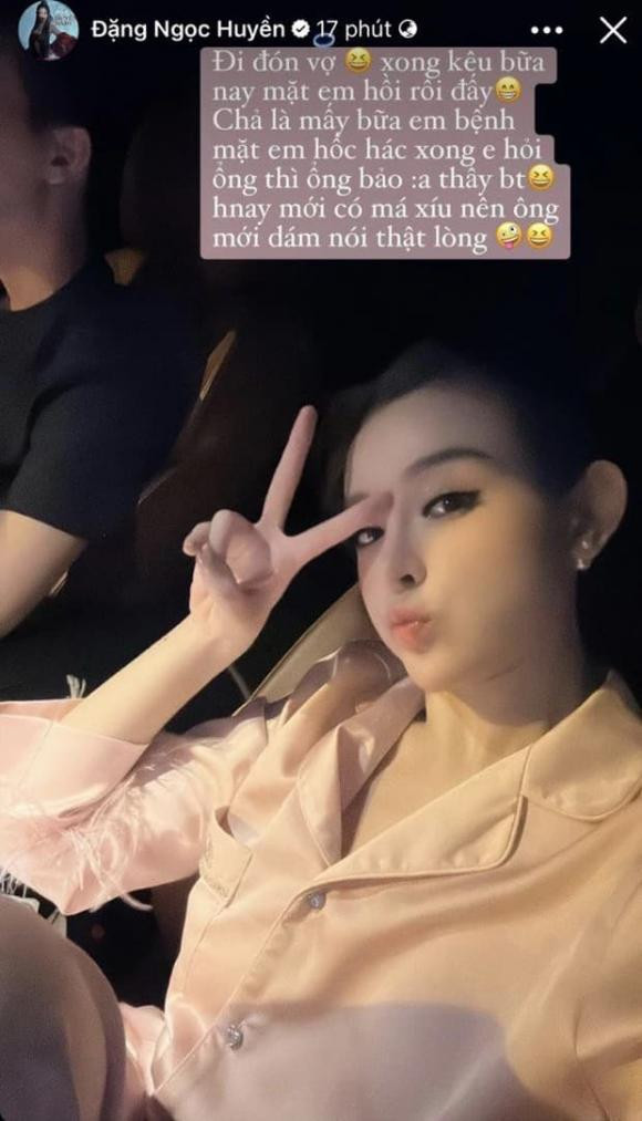 Trên trang cá nhân của mình, Huyền Baby hiếm khi nào để lộ diện mạo ông xã cũng như ảnh chụp chung.