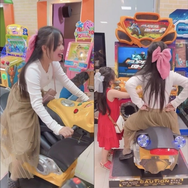 Bên cạnh đó, gần đây cô bé cũng tham gia kết hợp làm diễn viên của một phim ngắn.